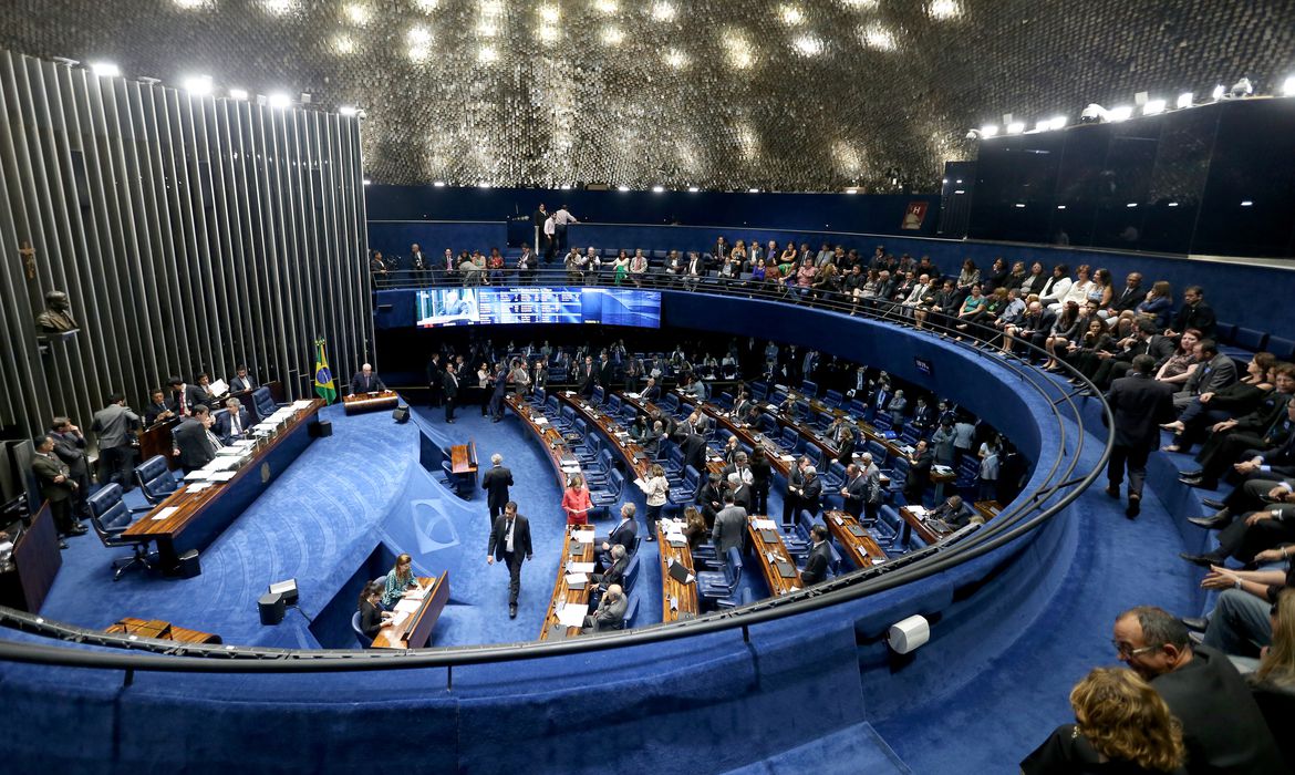 Inertes, deputados e senadores assistem Brasil pegar fogo
