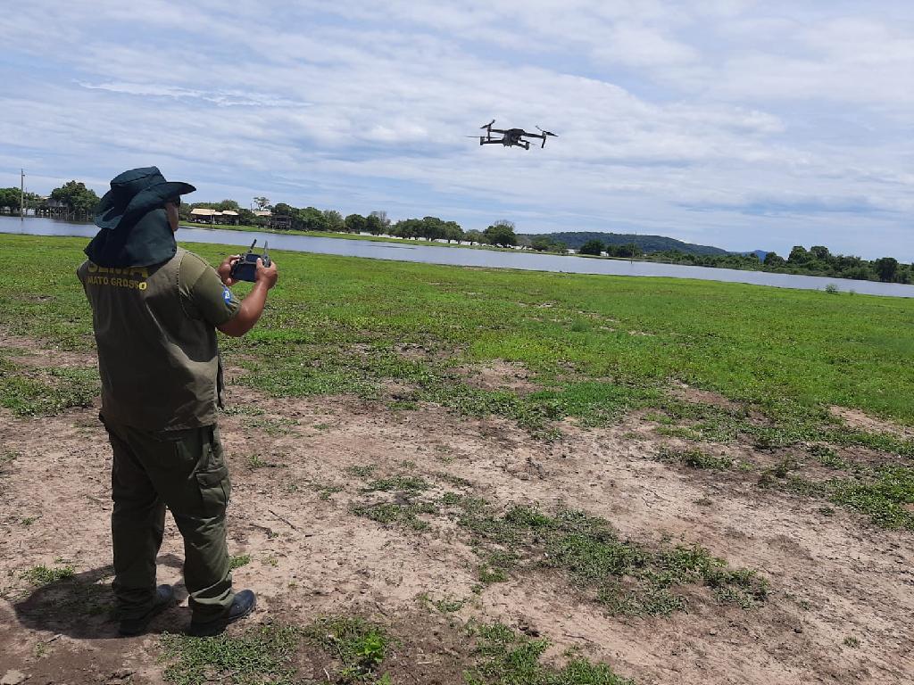 Sema-MT usa drones para fiscalizar e impedir pesca ilegal na piracema