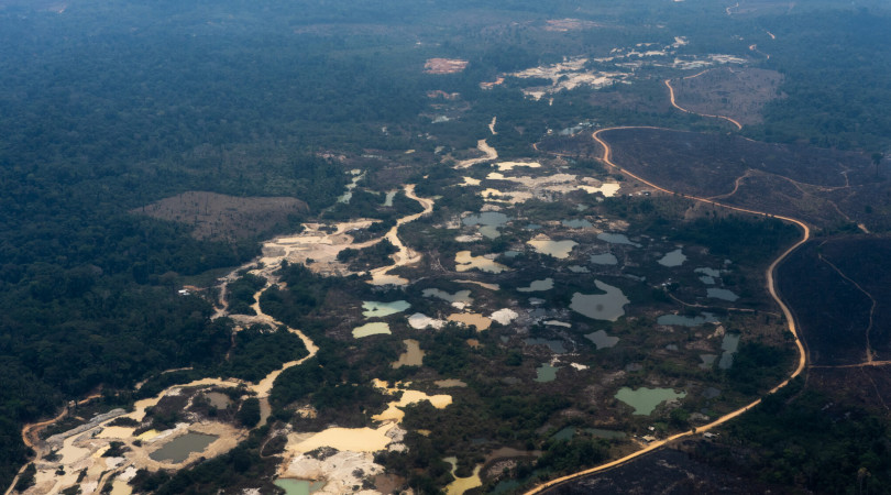 O rastro da destruição na Amazônia visto do alto