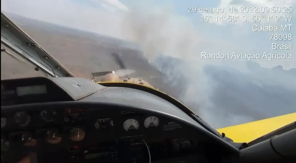 Bombeiros combatem novo incêndio na Estrada do Manso