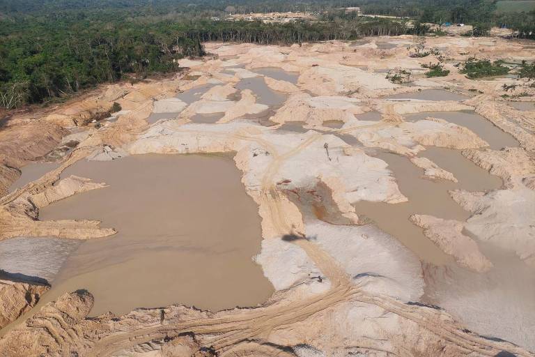 Operação do Ibama mira refúgio de garimpeiros ilegais em MT