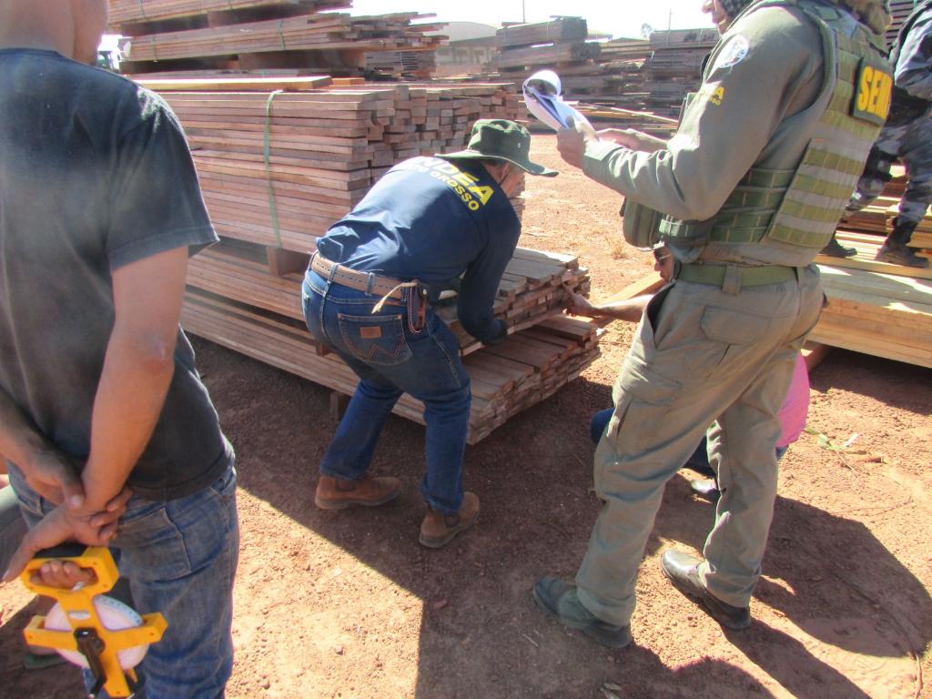 Sema embarga 3 empreendimentos madeireiros em MT