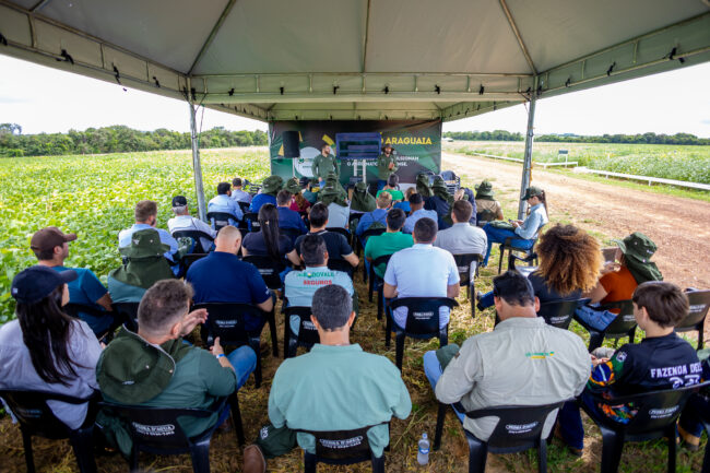 Produtores acompanham resultados de pesquisas sobre manejo do solo. Foto: Bruno Lopes / Aprosoja MT